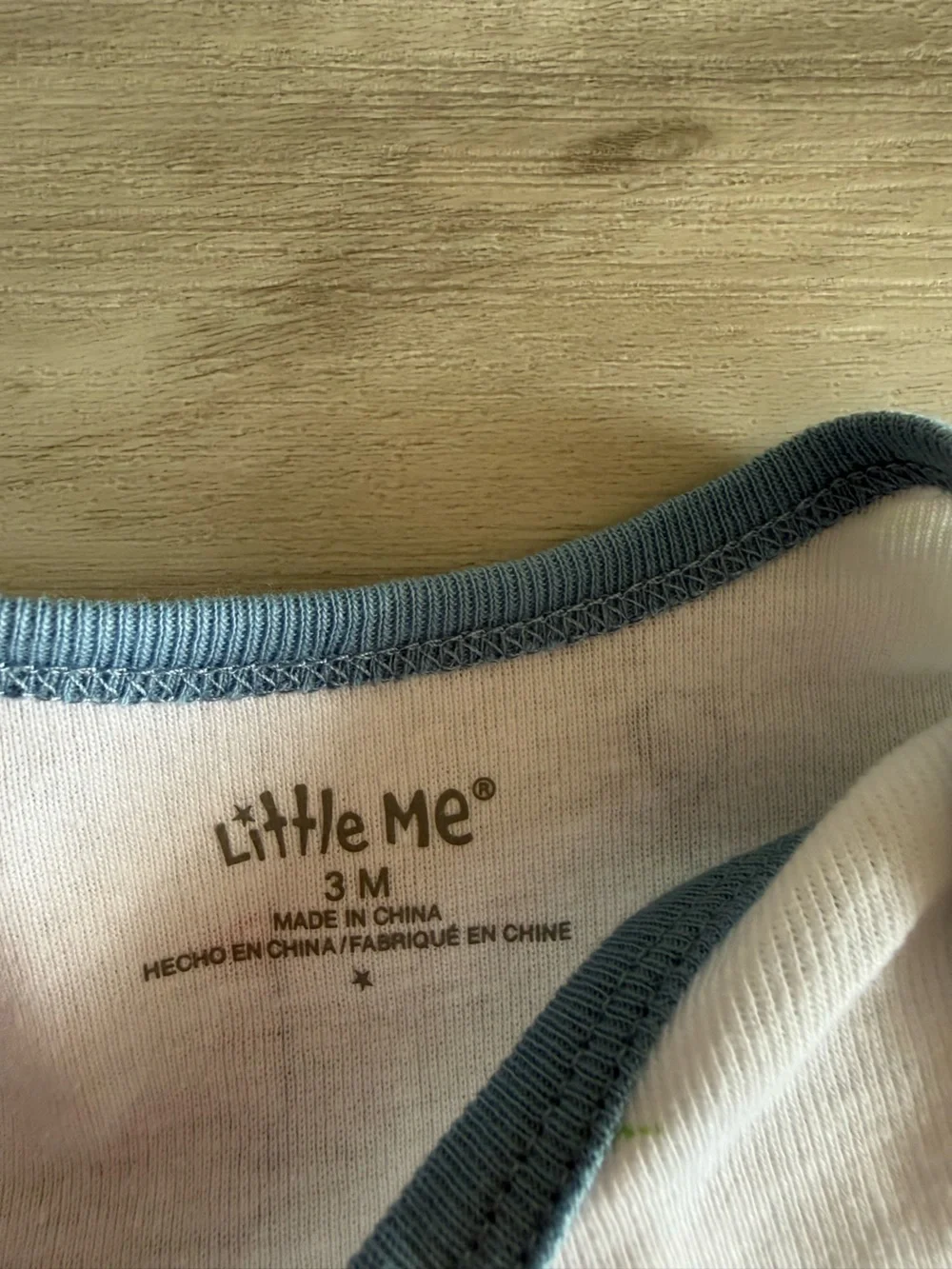 Little Me Golf Club 3-Pack Bodysuits Blue 3 Months NWT